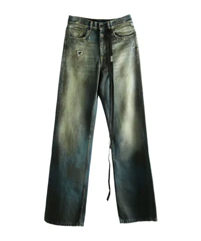 Ann Demeulemeester Genoveva 5-pockets Bootcut Trousers In Green