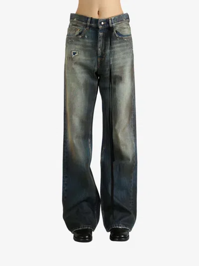 Ann Demeulemeester Genoveva 5-pockets Bootcut Trousers In Green