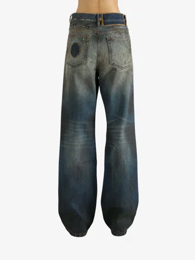 Ann Demeulemeester Genoveva 5-pockets Bootcut Trousers In Green