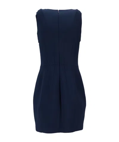 Elisabetta Franchi Bustier Detail Mini Dress In Blue