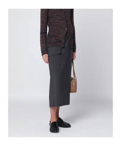 P.a.r.o.s.h Skirts Blacks And Greys In Gray