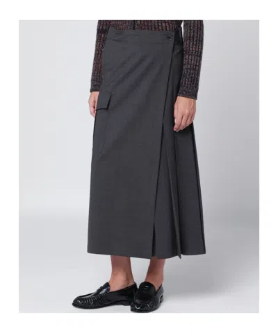 P.a.r.o.s.h Skirts Blacks And Greys In Gray