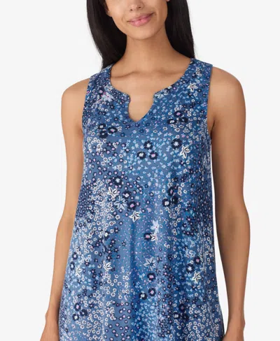 Ellen Tracy Women's Sleeveless Midi Gown In Blue