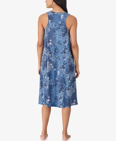 Ellen Tracy Women's Sleeveless Midi Gown In Blue