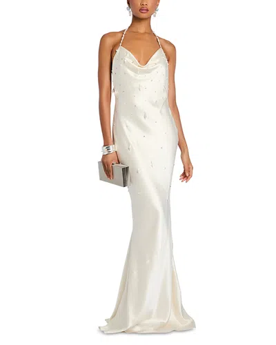 Retroféte Tuva Embellished Dress In White