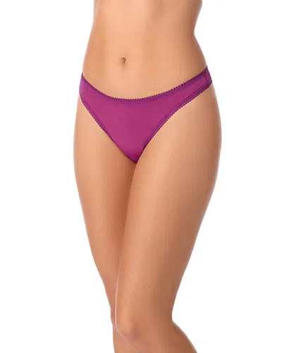 On Gossamer Mesh Hip G-string In Pink