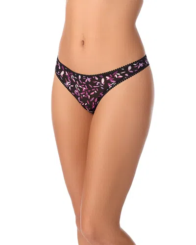 On Gossamer Printed Hipster Thong In Multi