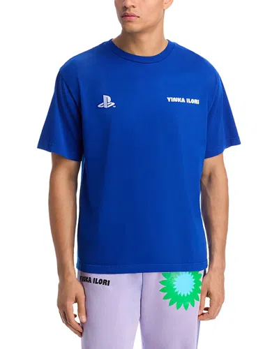 Playstation X Yinka Ilori Tee - Exclusive In Blue