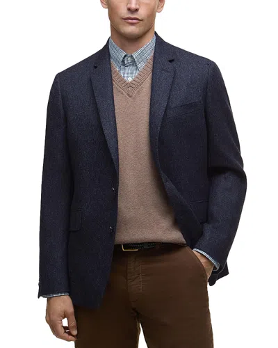 Barbour Godfrey Moons Shetland Slim Fit Blazer In Blue