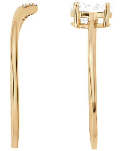 Macy's 2-piece Cubic Zirconia Ring Set (1.25 Ct. T.w.) In Sterling Silver Or Gold Over Sterling Silver In Gold