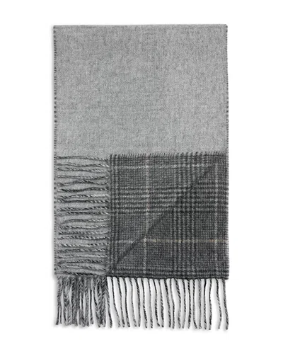 The Men's Store At Bloomingdale's Reversible Cashmere Scarf - Exclusive In Gray
