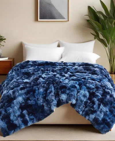 Unikome Faux Fur Reversible Comforter, King In Multi