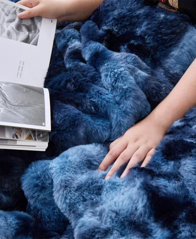 Unikome Faux Fur Reversible Comforter, King In Multi