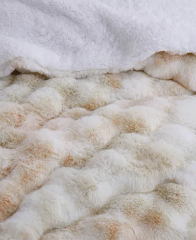 Unikome Faux Fur Reversible Comforter In Multi