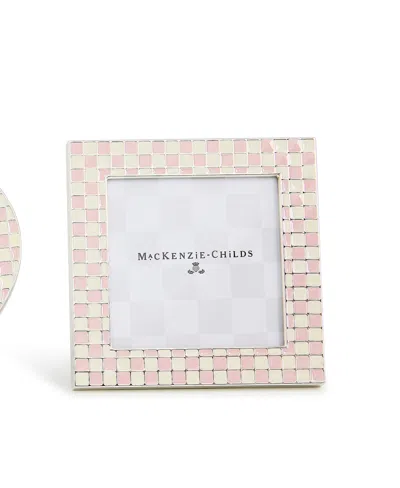 Mackenzie-childs Mackenzie Childs Set Of Three Celebrate Rosy Assorted Frames In Multi