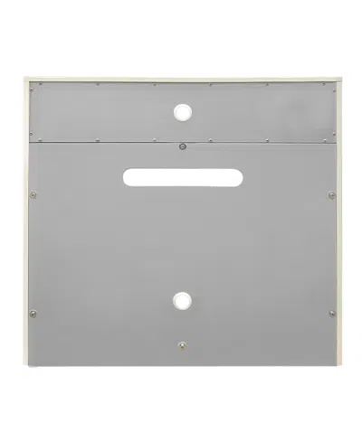 Macy's Furniture 31" Wooden Amren Open Base Console With Drawer In White