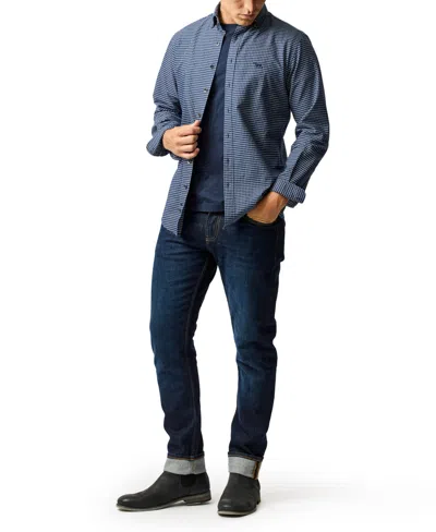 Rodd & Gunn Slim Fit Gunn Check Oxford 5 Long Sleeve Shirt In Blue