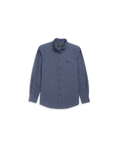 Rodd & Gunn Slim Fit Gunn Check Oxford 5 Long Sleeve Shirt In Blue