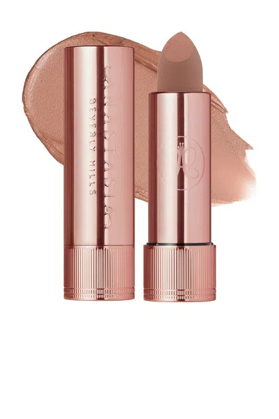 Anastasia Beverly Hills Full-pigment Matte & Satin Velvet Lipstick Hazelnut 0.10 Oz/3 G In Brown