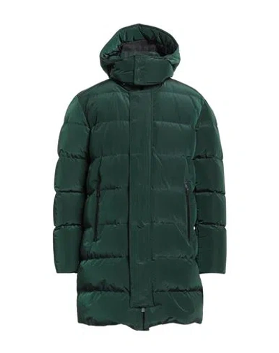 Herno Laminar Man Puffer Green Size 36 Polyamide, Polyurethane In Green