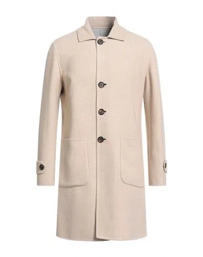 Eleventy Platinum Man Coat Beige Size 38 Wool In Neutral