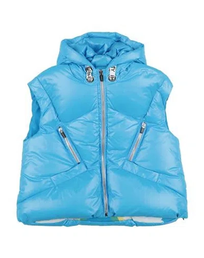 Khrisjoy Toddler Boy Vest Azure Size 4 Polyamide, Polyester In Blue