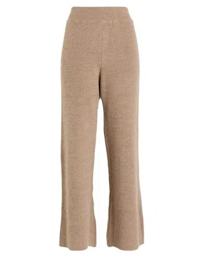 Tensione In Woman Pants Beige Size Onesize Acrylic, Wool, Viscose, Alpaca Wool In Brown