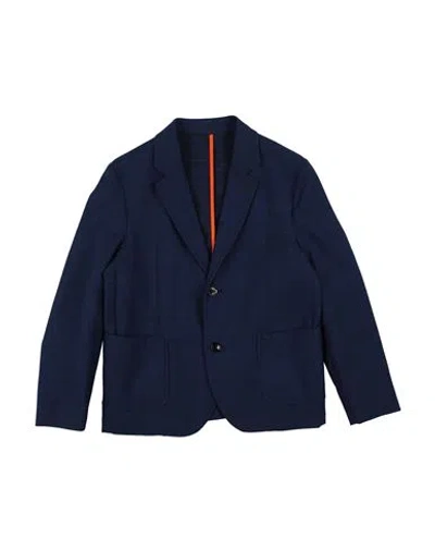 Liu •jo Man Toddler Boy Blazer Blue Size 4 Polyester, Viscose, Elastane In Blue