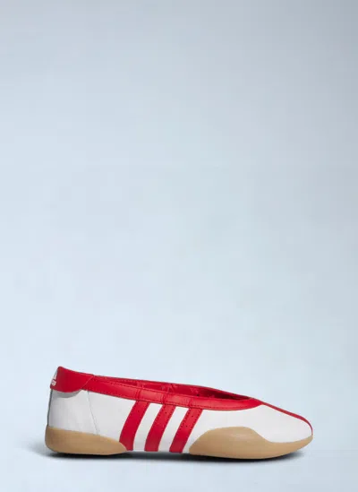 Adidas Originals Taekwondo Mei Flat Shoes White In Red