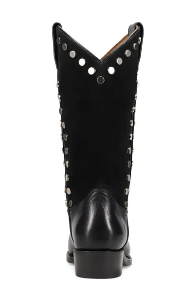 Frye Billy Stud Western Boot In Black