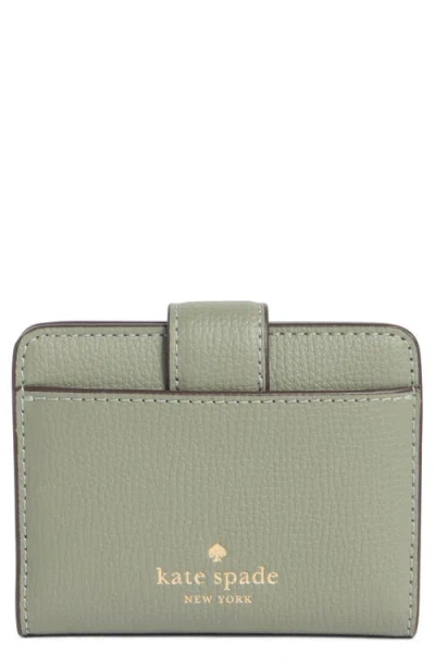 Kate Spade New York Phoebe Refined Leather Card Case In Green