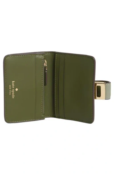 Kate Spade New York Phoebe Refined Leather Card Case In Green