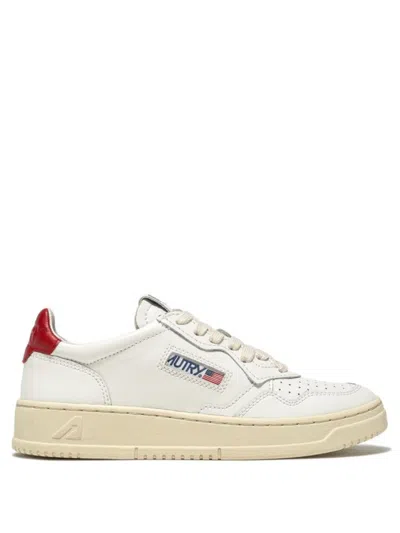 Autry White Leather Sneaker In White