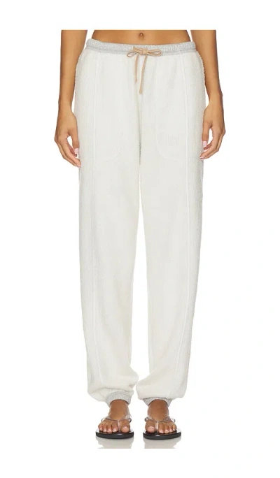 Lunya Silksweats Midweight Reversible Seamed Jogger In Gray