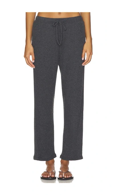 Perfectwhitetee Remi Drawstring Pant In Gray
