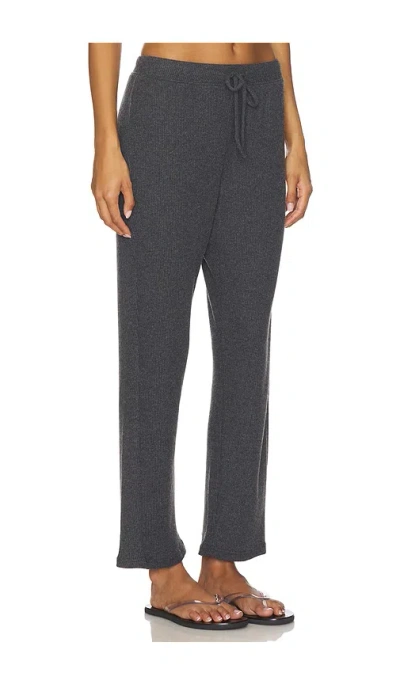 Perfectwhitetee Remi Drawstring Pant In Gray