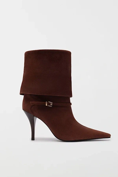Schutz Rudy Stiletto Boot In Brown
