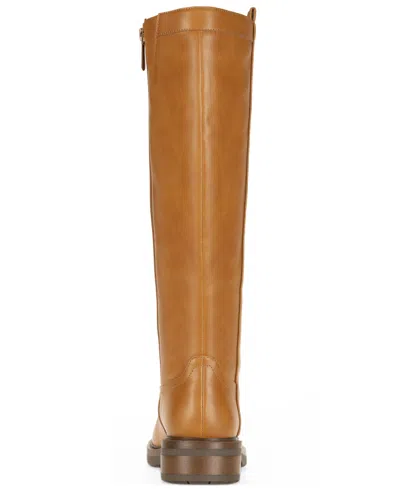 Style & Co Style Co Womens Terryy Riding Boots Regular Wide Calf Macys Exclusive In Brown