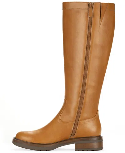 Style & Co Style Co Womens Terryy Riding Boots Regular Wide Calf Macys Exclusive In Brown