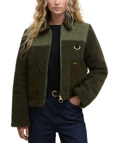 Barbour Malena Fleece Clothing In Green