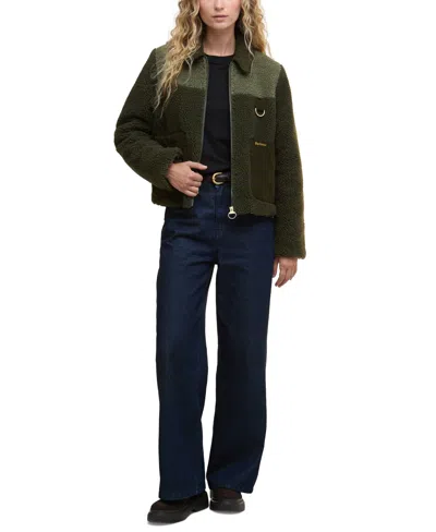 Barbour Malena Fleece Clothing In Green