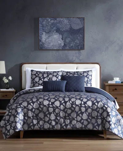 Hallmart Collectibles Balham Jacobean 9-pc. Comforter Set, Full In Blue