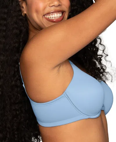 Vanity Fair Lingerie Vanity Fair Beauty Back Smoothing Full-figure Contour Bra In Blue