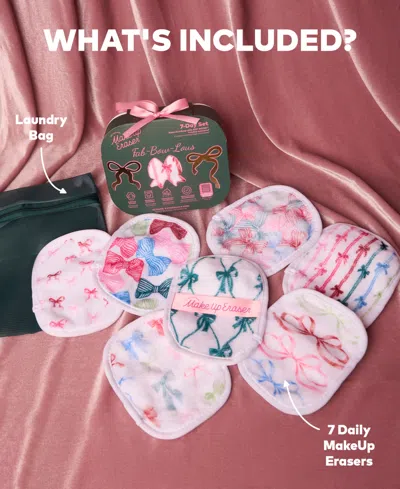 Makeup Eraser 7-pc. Fab-bow-lous Makeup-removing Cloth Set In Transparent