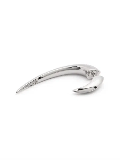 Shaun Leane Hook Diamond Single Earring In Metallic