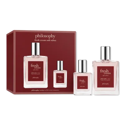 Philosophy Di Lorenzo Serafini Fresh Cream Soft Velvet Eau De Toilette Gift Set In Brown