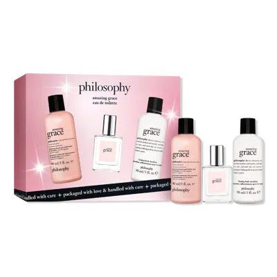 Philosophy Di Lorenzo Serafini Amazing Grace Eau De Toilette Collection Gift Set In Transparent