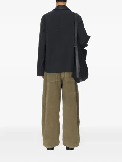 Studio Nicholson Dani Zip-through Collar Jacket In Black