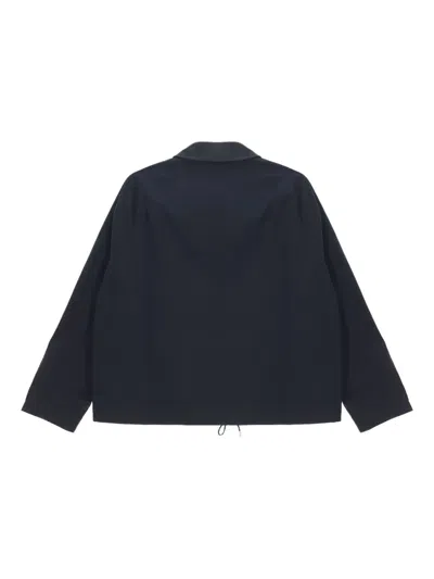 Studio Nicholson Dani Zip-through Collar Jacket In Black