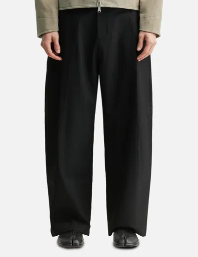 Coor Essential Belt-loop Trousers In Black